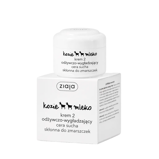 Ziaja skincare product packaging on a white background